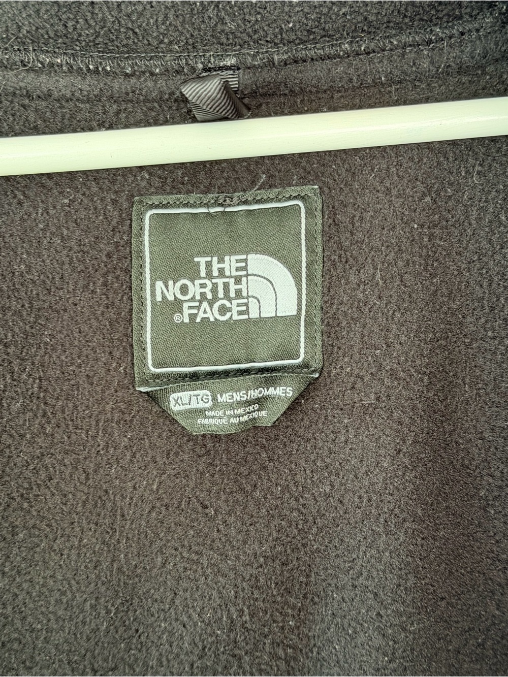 The North Face Denali Fleece Full Zip Jacket Black Mens Size XL - Picture 5 of 6